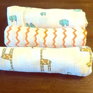 Aden + Anais baby blankets